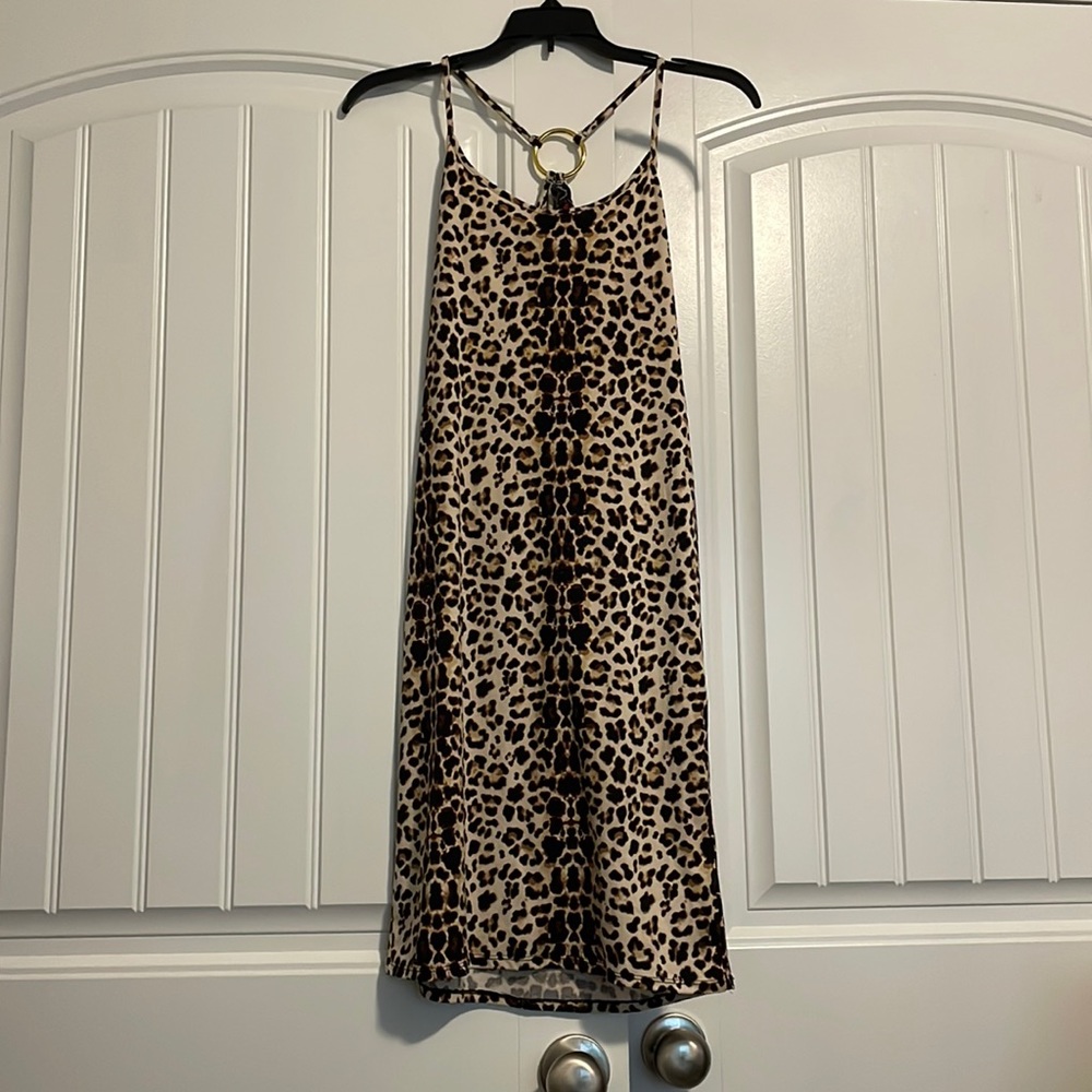 leopard print, body con dress